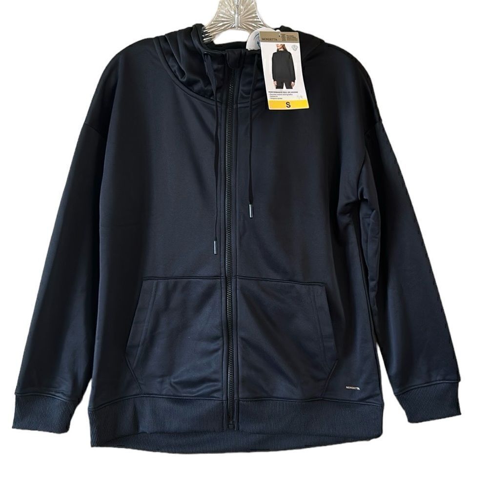 NEW Mondetta Full Zip Black Hoodie